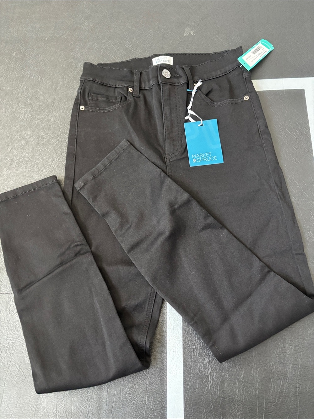 Market & Spruce Black Slim Fit Jeans